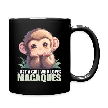 Macaque Macaque - Full Colour Mug - black - Right