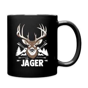 Hunting Hunting Huntsman Hunters - Full Colour Mug - black - Right