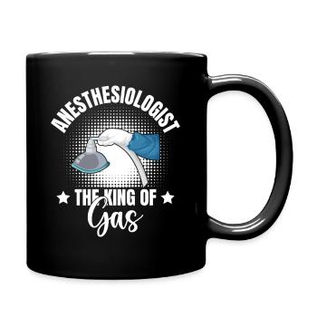 Anesthesiologist The King Of Gas Specialist - Tasse einfarbig - Schwarz - Rechts