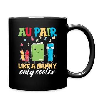 Nounou au pair d’appréciation des baby-sitters - Mug uni - noir - Droite