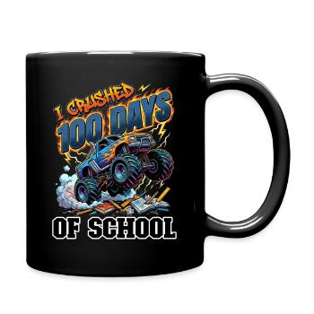 J’ai écrasé 100 jours d’école – Monster Truck - Mug uni - noir - Droite