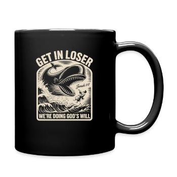 Funny Christian Jonah - Full Colour Mug - black - Right