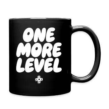 One More Level Pixel Logo - Mug uni - noir - Droite