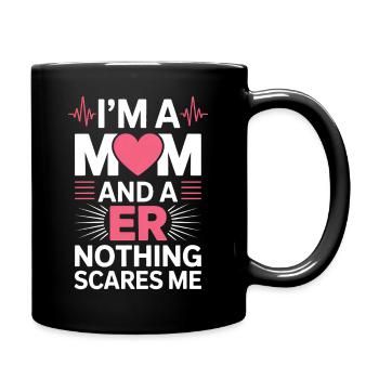 Emergency Room Sayings Gift for Caregivers - Full Colour Mug - black - Right