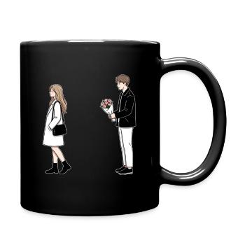 Koreanisches Drama K-Drama Liebhaber Kdrama - Tasse einfarbig - Schwarz - Rechts