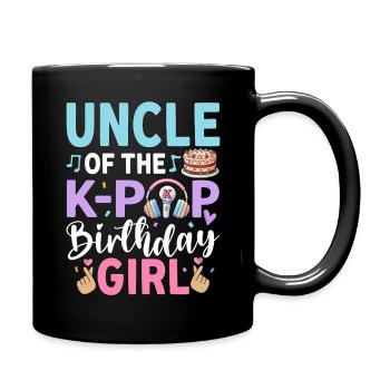 Oncle de la fille d’anniversaire K-Pop - Mug uni - noir - Droite