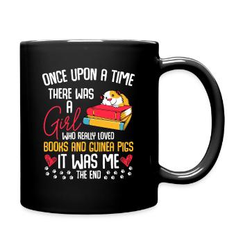 Amour de la fille studieuse et du cochon d’Inde - Mug uni - noir - Droite
