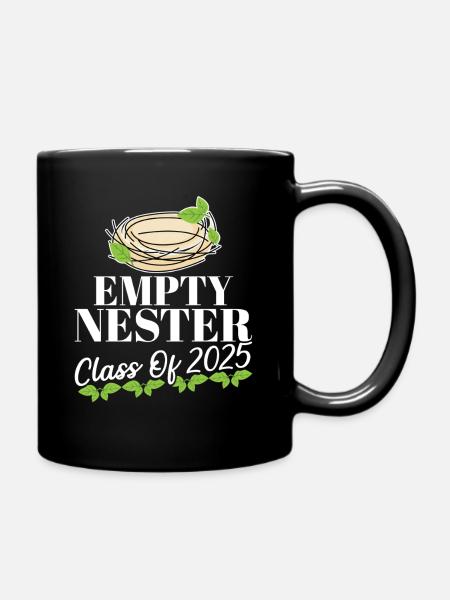 Empty-Nest-Syndrom Sohn Highschool-Absolvent Leer - Tasse einfarbig - Schwarz