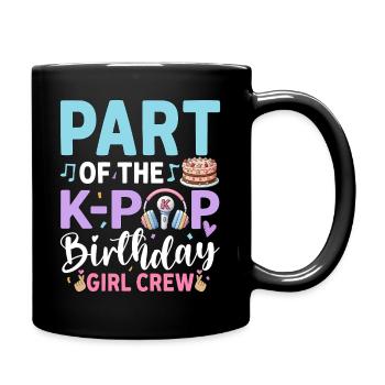 Membre de l’équipe des filles d’anniversaire K-Pop - Mug uni - noir - Droite