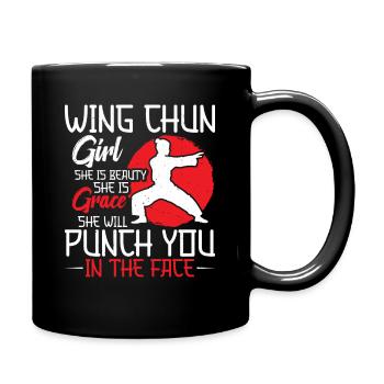  Wing Chun Sifu Kung Fu Instructor Wing Chun - Full Colour Mug - black - Right