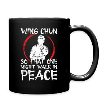  Wing Chun Teacher Martial Arts Lesson Wing Chun - Full Colour Mug - black - Right