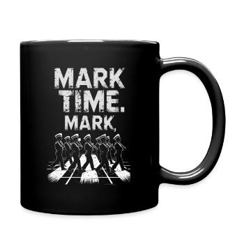 Fanfare de fanfare Brass Band Mark Time Mark - Mug uni - noir - Droite
