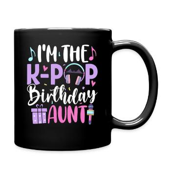 Je suis la sœur d’anniversaire de K Pop - Mug uni - noir - Droite