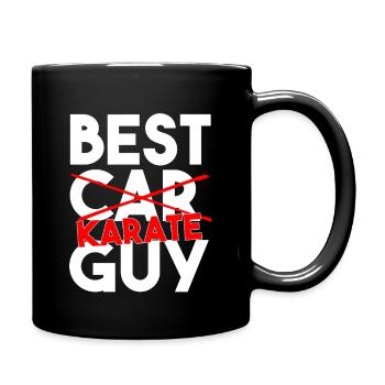 Rythme cardiaque Pouls de Karaté Silhouette d’arts martiaux - Mug uni - noir - Droite