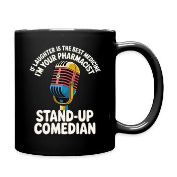 Stand-up comedian - Full Colour Mug - black - Right