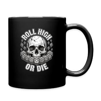T-shirt de dés sur table pour les fans de jeux de rôle - Mug uni - noir - Droite