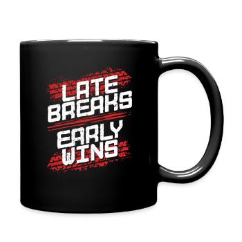 Course automobile Automobile Échappées tardives Premières victoires - Mug uni - noir - Droite