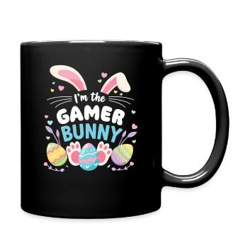 Ich Bin Der Gamer Bunny Süße Ostern Familie - Tasse einfarbig - Schwarz - Rechts