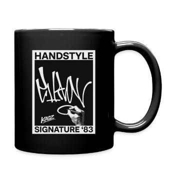Handstyle Graffiti Signature '83 - Tasse einfarbig - Schwarz - Rechts