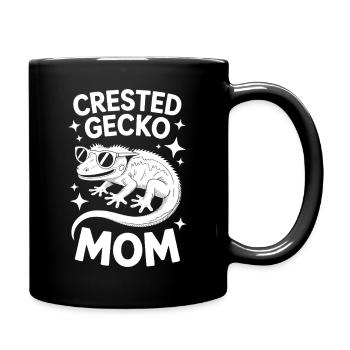Crowned Gecko Sayings Funny Crowned Gecko Gift - Full Colour Mug - black - Right