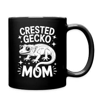 Crowned Gecko Sayings Funny Crowned Gecko Gift - Full Colour Mug - black - Right