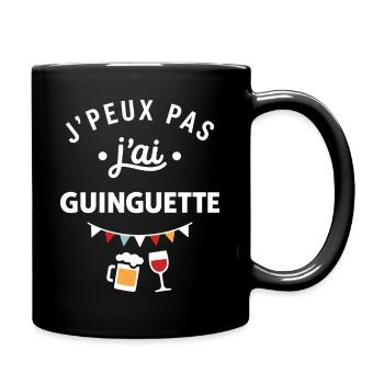 J'peux pas j'ai guinguette tee - Mug uni - noir - Droite
