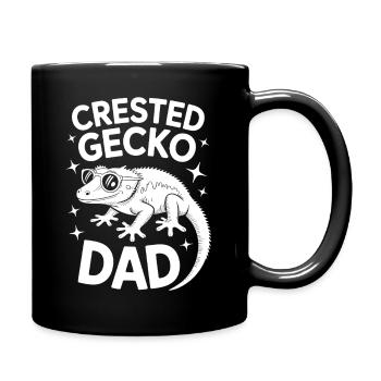 Crowned Gecko Sayings Funny Crowned Gecko Gift - Full Colour Mug - black - Right