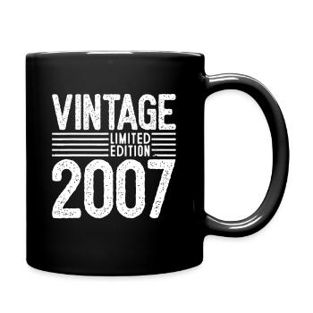 Édition limitée Vintage 2007 - Mug uni - noir - Droite