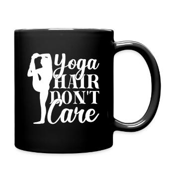 Pilates Enthusiasts Yoga Hair Don ́t Care Pilates - Full Colour Mug - black - Right