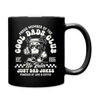 Cool Dads Club - Dad 2026 Gift - Full Colour Mug - black - Right