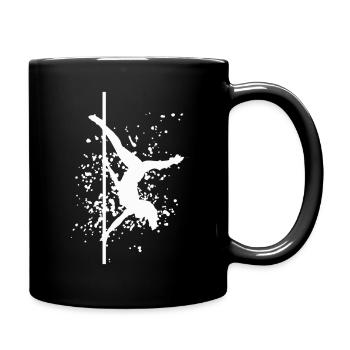 Poledance Bar Fitness Frauen Pole Dance - Tasse einfarbig - Schwarz - Rechts