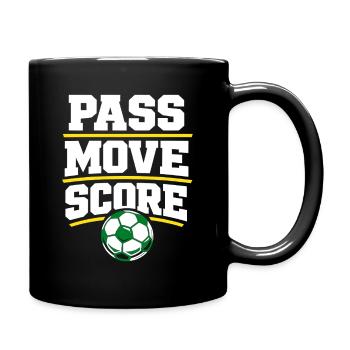 Soccer Training Youth Sports Coach - Full Colour Mug - black - Right