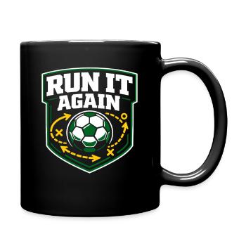 Soccer Training Youth Sports Coach - Full Colour Mug - black - Right
