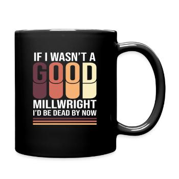CNC Mechanic Mechanical Engineer Locksmith - Full Colour Mug - black - Right