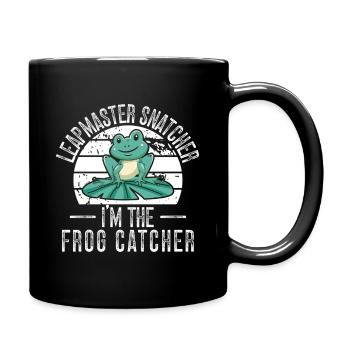 Frog Catcher Leapmaster Snatcher Frog - Tasse einfarbig - Schwarz - Rechts