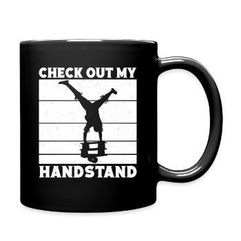 Graphisme de cirque Découvrez mon idée cadeau sur le poirier - Mug uni - noir - Droite