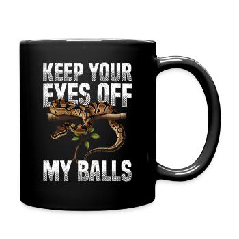King Python Snakes Lover Terrarium Python - Full Colour Mug - black - Right