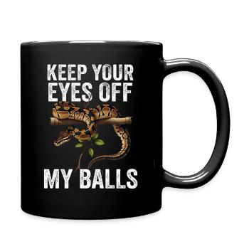 King Python Snakes Lover Terrarium Python - Full Colour Mug - black - Right