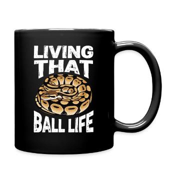 King Python Snakes Lover Terrarium Python - Full Colour Mug - black - Right