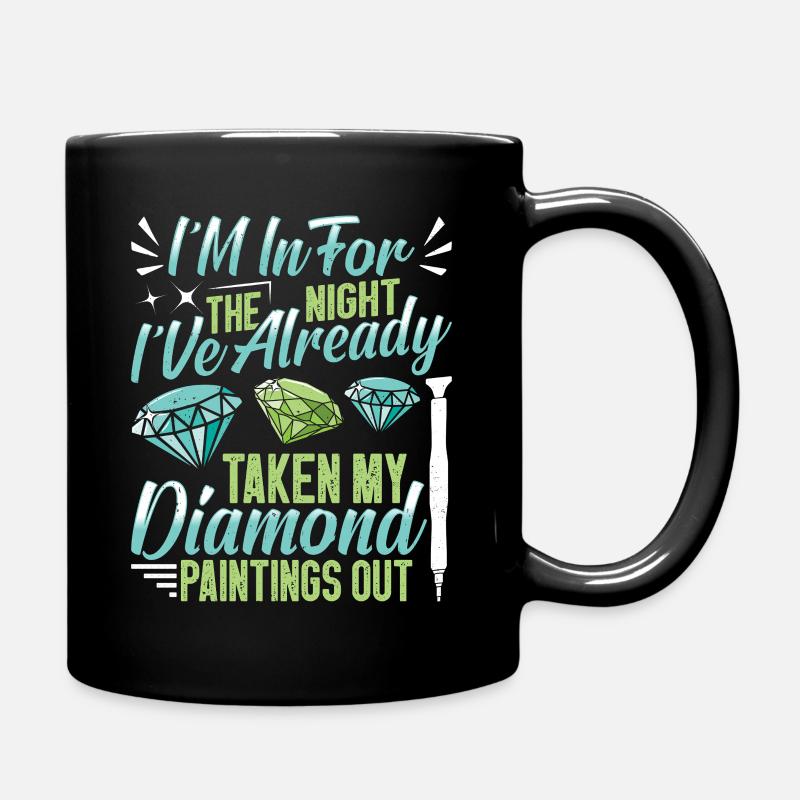  Diamond Painting Kits for Adults Painter Diamond - Full Colour Mug - black