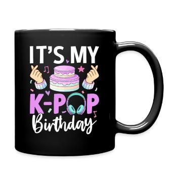 It's My K-Pop Birthday - Full Colour Mug - black - Right