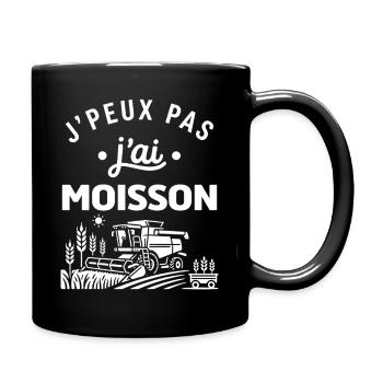 J'peux pas j'ai moisson - Mug uni - noir - Droite