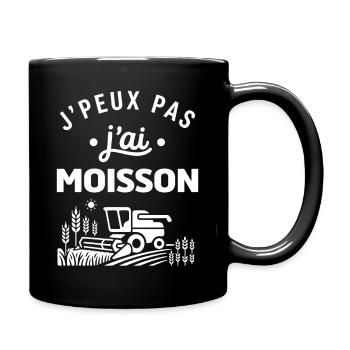 J'peux pas j'ai moisson - Mug uni - noir - Droite