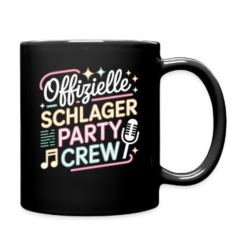 Schlager Party Crew Mallorca Festival JGA Malle - Tasse einfarbig - Schwarz - Rechts