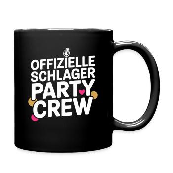 Schlager Party Crew Mallorca Festival JGA Malle - Tasse einfarbig - Schwarz - Rechts