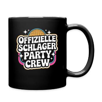 Schlager Party Crew Mallorca Festival JGA Malle - Tasse einfarbig - Schwarz - Rechts
