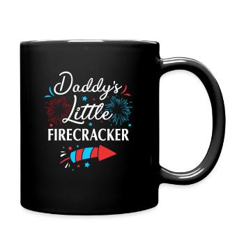 Baby Party Juli Werdender Papa - Tasse einfarbig - Schwarz - Rechts