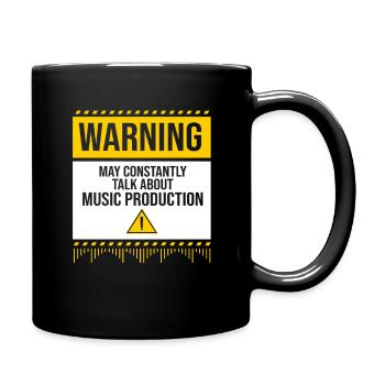 Label DJ Keyboard, DJ - Mug uni - noir - Droite