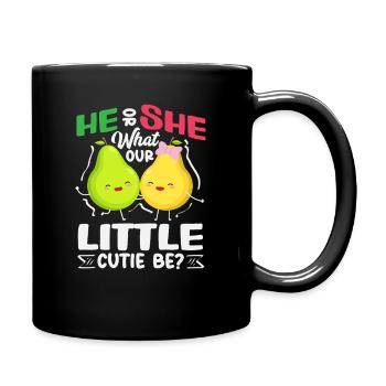 Petite poire au trésor Révélation du sexe - Mug uni - noir - Droite