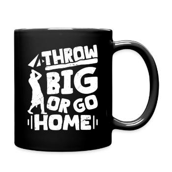 Jeux des Highlands écossais : lancez gros ou rentrez chez vous - Mug uni - noir - Droite